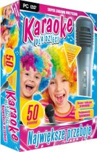 Karaoke dla dzieci. Największe Przeboje. Zestaw z mikrofonem. PC-DVD