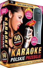 Karaoke Polskie Przeboje. Edycja 2022. Zestaw z mikrofonem. PC-DVD
