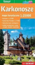 Karkonosze - mapa turystyczna plastik