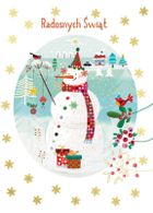 Karnet B6, Boże Narodzenie, bałwan