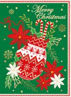 Karnet B6, Boże Narodzenie, świąteczna rękawica