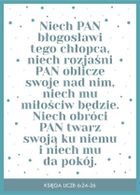 Karnet, Niech Pan błogosławi tego chłopca...