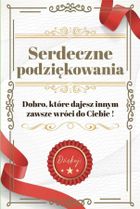 Karnet podziękowania
