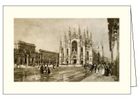 Karnet z kopertą, ITW 014 Milano Piazza del Duomo