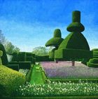 Karnet z kopertą, levens hall topiary