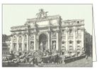Karnet z kopertą, Roma, fontanna di Trevi