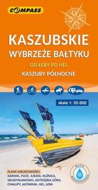 Kaszubskie wybrzeże Bałtyku. Mapa