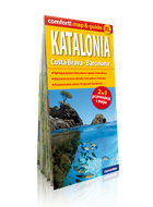 Katalonia. Costa Brava, Barcelona 2w1. Laminowany przewodnik i mapa