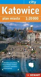 Katowice. Plan miasta 1:20 000