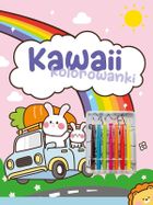 Kawaii. Kolorowanki różowa