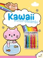 Kawaii. Kolorowanki żółta