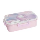 Kayokki, lunchbox dzielony, Jednorożec, fioletowy