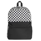 Kayokki, plecak szkolny, 1-komorowy, Szachownica, czarno-biała
