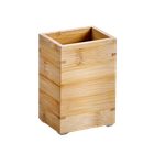 Kesper, bambusowy kubek na szczotki, 8-6-12 cm