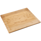 Kesper, płyta ochronna na kuchenkę z bambusa, 56-50 cm