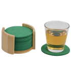 Kesper, podkładki pod szklanki, filc, 12 szt.