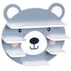 Kesper, półka ścienna z uszami, 45 cm