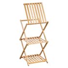 Kesper, regał bambusowy z trzema półkami, 67 cm