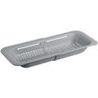 Kesper, sitko kuchenne do zlewu, plastikowe, szare, 36,2-20,2-6,5 cm