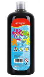 Keyroad, farba akrylowa, czarna, 1000 ml