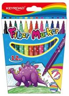 Keyroad, Fiber, flamastry, 12 kolorów