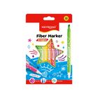 Keyroad, Fiber Marker, flamastry wymazywalne, 12 kolorów