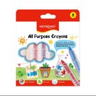 Keyroad, kredki zmywalne, 6 kolorów