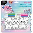 Kidea, Friends, Magiczne karty aktywowane wodą, zestaw kreatywny