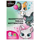 Kidea, kotki, tablica motywacyjna, magnetyczna