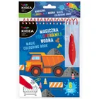 Kidea, magiczna wielorazowa kolorowanka wodna, pojazdy