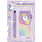 Kidea, notes z bransoletką pin-up, kucyk, 1 szt.