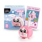 Kidea, Snapets, klocki, różowy królik, 75 elementów