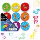 Kidea, stempelki ozdobne samotuszujące, 9 szt.