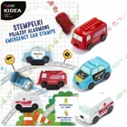 Kidea, stempelki, pojazdy alarmowe, 3 szt.