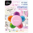 Kidea, stempelki, samotuszujący roller w kształcie kwiatka, 5 szt.
