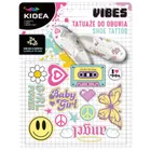 Kidea, tatuaże do obuwia, świecące w ciemności, good vibes