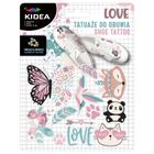 Kidea, tatuaże do obuwia, świecące w ciemności, love