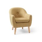 Kids Concept, fotel dziecięcy, yellow beige