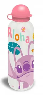 Kids Euroswan, Lilo i Stitch, Stitch i Angel, bidon aluminiowy z ustnikiem, 500 ml