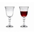 Kieliszki do wina czerwonego, grawerowane, Krosno Prestige Krista Deco, 220 ml
