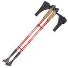 Kijki do nordic walking, czerwone