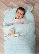 Kinder Hop, Dream Catcher, Triangles, śpiworek, aquamarine, 120-60 cm