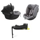 Kinderkraft, Endura Safe, 3w1, fotelik samochodowy, grey