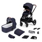 Kinderkraft, Everyday 2w1, wózek wielofunkcyjny, Denim