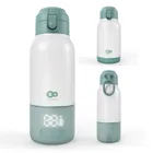 Kinderkraft, Gaja, mobilny podgrzewacz do mleka i termos, zielony, 500 ml