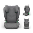 Kinderkraft, Junior Fix 2 Plus, i-Size, fotelik samochodowy, grey, 100-150 cm