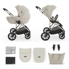 Kinderkraft, Prime 3, wózek wielofunkcyjny, 2w1, sand dune