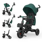Kinderkraft, Spinstep 2 Plus, rowerek trójkołowy 6w1, Green