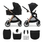 Kinderkraft, Vesto 2, wózek wielofunkcyjny 2w1, black