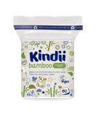 Kindii, Bamboo, bambusowe płatki kosmetyczne dla dzieci i niemowląt, 60 szt.